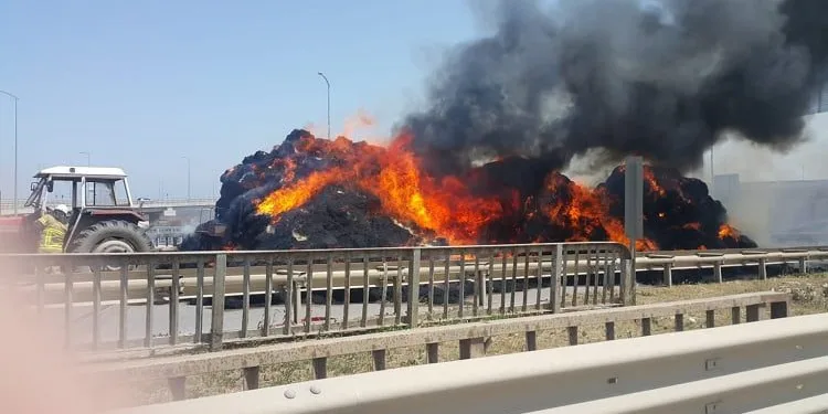 Bursa’da birden alev alıp yanmaya başladı!