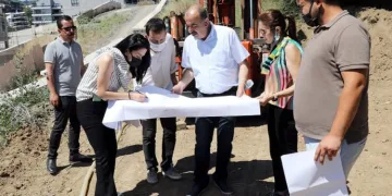 Kapalı pazar yerinde zemin etüdü başladı