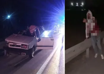 Bursa’da otomobil, TIR’a arkadan çarptı: 1 ölü