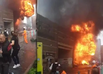 Londra’da tren istasyonunda yangın ve patlama