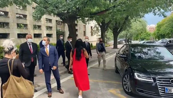 TBMM Başkanı Şentop, Bakan Soylu ile görüştü