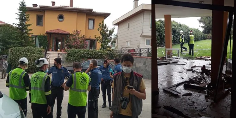 Bursa’da villada patlama! Ortalık savaş alanına döndü