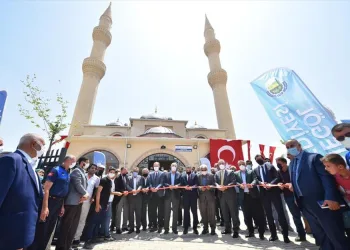 Selahaddin Eyyubi Camii törenle açıldı
