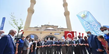 Selahaddin Eyyubi Camii törenle açıldı