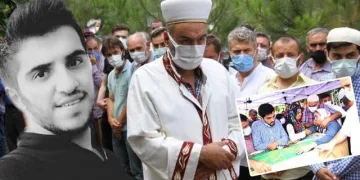 Genç öğretmenin cenaze namazını, imam babası kıldırdı