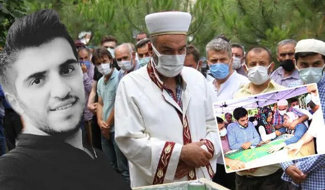 Genç öğretmenin cenaze namazını, imam babası kıldırdı
