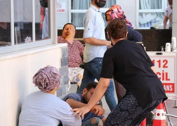 Kurban keserken kalp krizinden öldü
