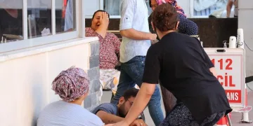 Kurban keserken kalp krizinden öldü