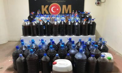 Bursa’da 1 ton sahte içki ele geçirildi
