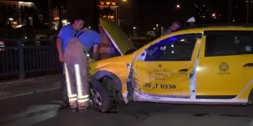 Merinos Kavşağı’nda kaza! Yol 1 saat trafiğe kapandı
