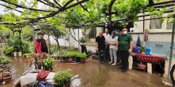 Bursa’da Başkan Kanar’dan sel mağdurlarına anında müdahale