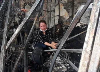 Dükkanı kundaklanan kadın gözyaşları içinde anlattı