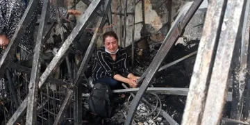 Dükkanı kundaklanan kadın gözyaşları içinde anlattı
