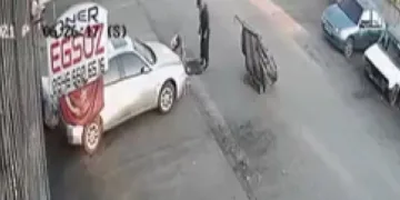 Bursa’da mazgalları ve çöp kutularını böyle çaldılar