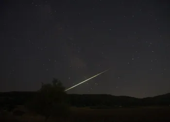 Meteor düşüşü Bursa’da görüntülendi