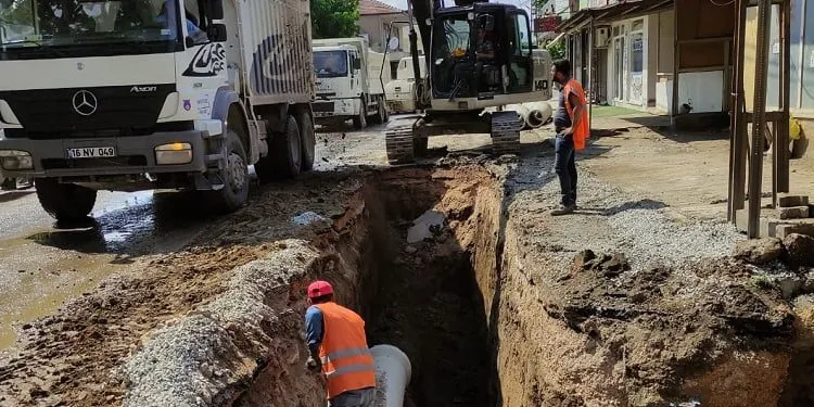 Bursa İznik Çakırca’da altyapı yenileniyor