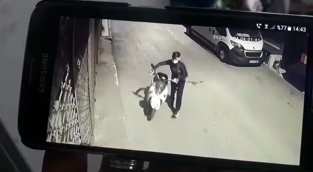 Bursa’da saniyeler içinde hırsızlık