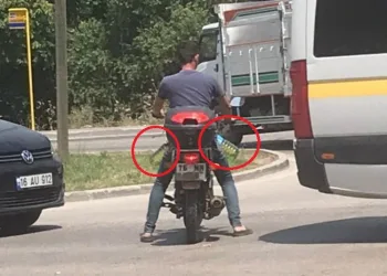 Bursa’da pet şişeyle benzin alınca polisi alarma geçirdi
