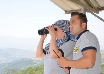 Bursa’da 7/24 yangın nöbeti! Ailecek görevdeler