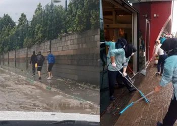 Bursa’da yollar 10 dakikada göle döndü