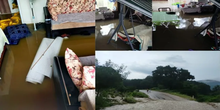 Bursa’da sağanak! Evler ve yollar göle döndü