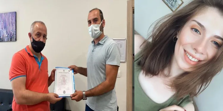 Bursa’da kazada ölen Eda’nın diplomasını babası aldı
