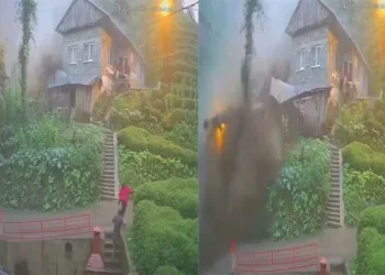 Rize’den yeni görüntüler! Son anda kurtuldular