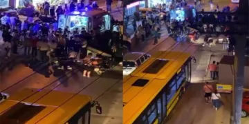 Kaza sonrası gerginlik! Öfkeli grubu polis dağıttı