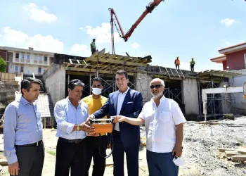 Osmangazi Hüdavendigar Camii müştemilatının temeli atıldı