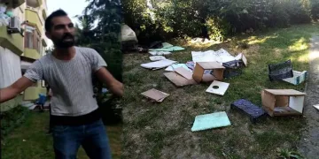 Bursa’da kedi evlerini yıktı, anne kızın üzerine yürüdü