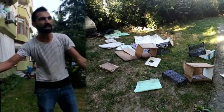 Bursa’da kedi evlerini yıktı, anne kızın üzerine yürüdü