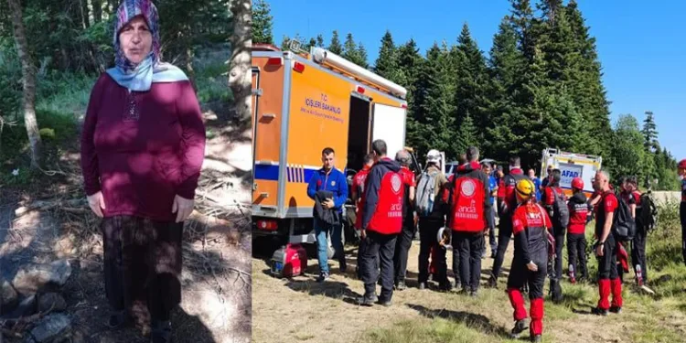 Uludağ’da kaybolan kadını arama çalışmaları sürüyor