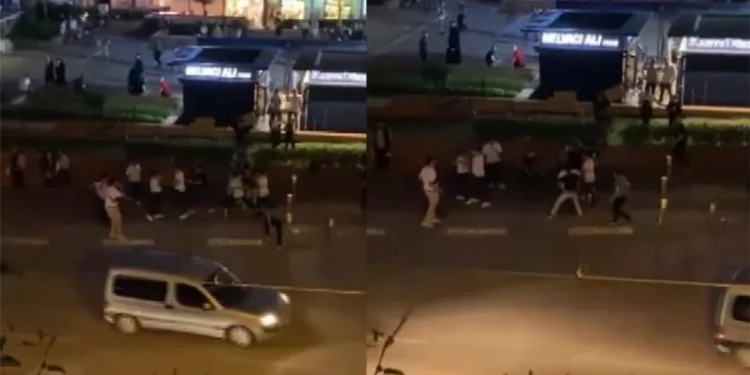Bursa’da yan bakma kavgası! 20 kişi birbirine girdi