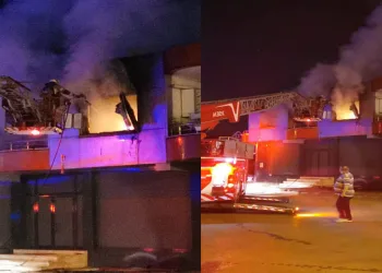 Bursa’da gece yarısı korkutan yangın