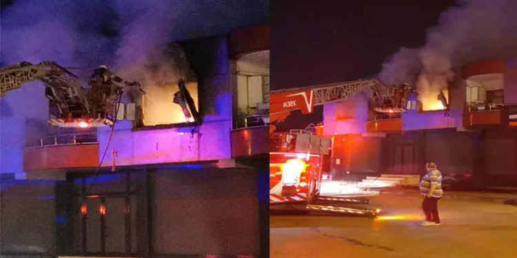 Bursa’da gece yarısı korkutan yangın