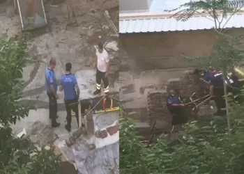 Ev sahibine yakalanan hırsız kaçarken hastanelik oldu