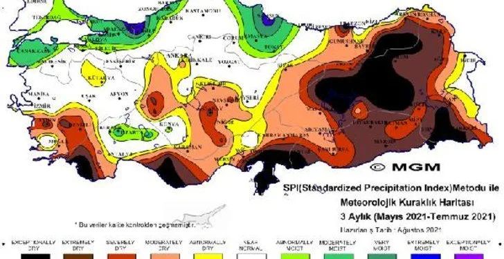 Meteoroloji’den korkutan haritalar