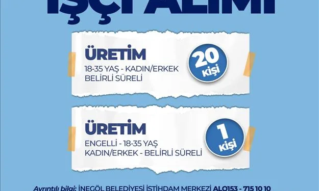 Bursa İnegöl’de istihdama destek sürüyor