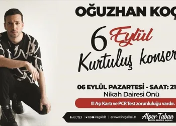 İnegöl’ün kurtuluşun 99. yılında Oğuzhan Koç sahne alacak