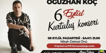 İnegöl’ün kurtuluşun 99. yılında Oğuzhan Koç sahne alacak