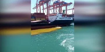 Denize kirli su bırakan gemiye 1 milyon 355 bin TL ceza
