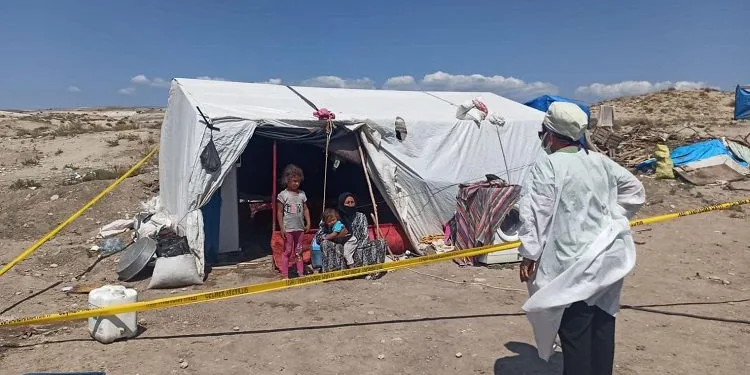 Tarım işçisi aile kaldıkları çadırlarında karantinaya alındı