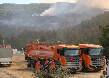 Manavagat’ta orman yangını 6’ncı gününde