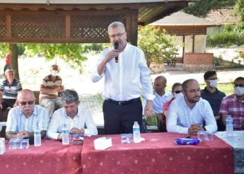 Bursa Karacabey’de hızlı tren projesi vatandaşlara anlatıldı