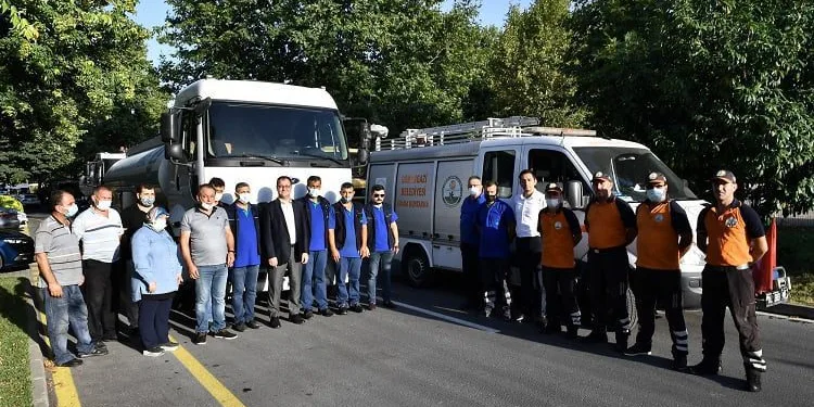 Osmangazi Belediyesi’nden yangın bölgesine yardım eli