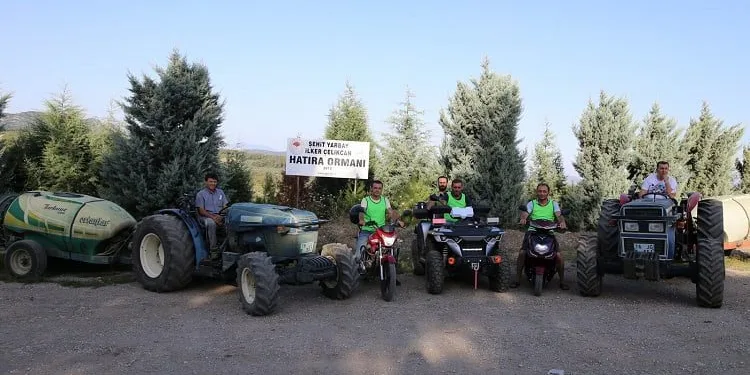Bursa’da 85 köylü organize oldu! Tankerle orman nöbeti