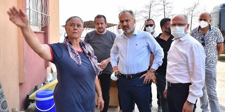 Başkan Aktaş: “Yangının yaralarını hep birlikte saracağız”