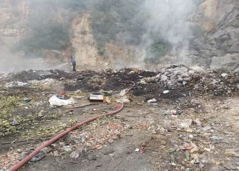 Bursa’da çöplükte çıkan yangın korkuttu