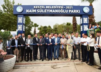 Kestel Naim Süleymanoğlu Parkı hizmete açıldı