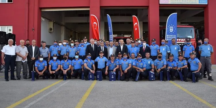 Orman yangınlarına desteğe giden Bursa ekibi döndü